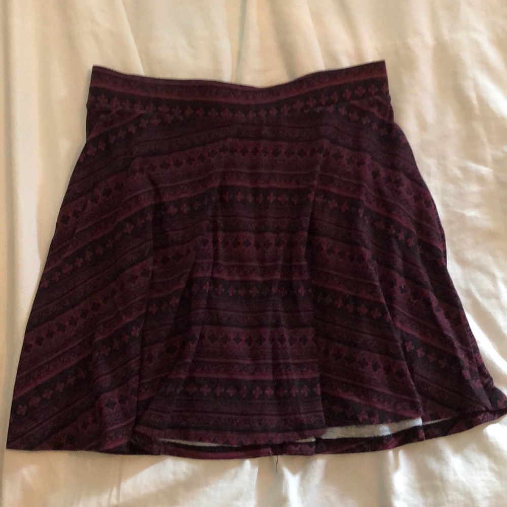 LA Hearts Tribal Print Skater Skirt Size M